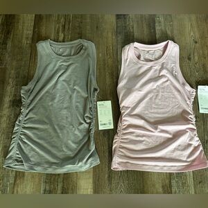 NWT Athleta size XS with ease cinch tank tops